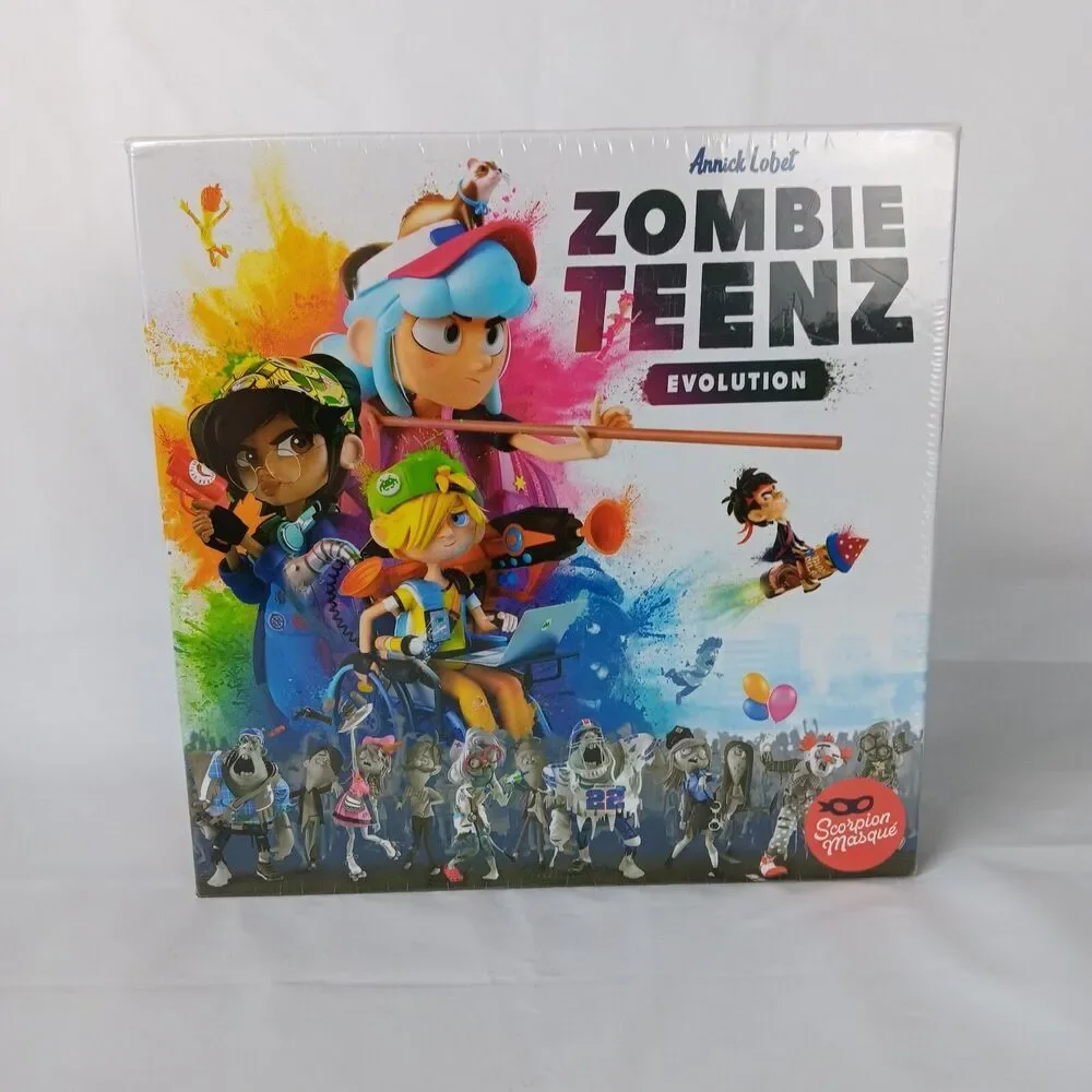 Zombie Teenz Evolution Board Game Annick Lobet New in Sealed Box Little Monsters